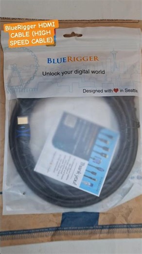 BLUERIGGER (HDMI High speed Cable )#like #flipkartoffers #hdmi #computeraccessories #trending #short