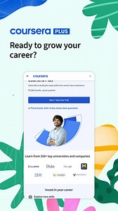 Cultivate your career with industry-level experience, job-ready certificates, and 10,000 programs from Google, IBM, Meta, and more. Now ₹8,499, down from ₹33,000. | Coursera