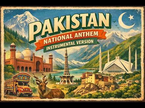 Pakistan National Anthem (Instrumental) | Lagu Kebangsaan Pakistan | Qaumi Tarana