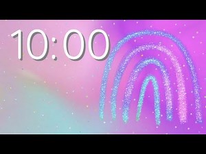 10 Minute Countdown Timer | Spring | Rainbow | Music*