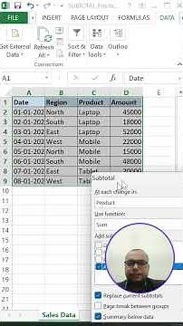 SUBTOTAL Formula in Excel | Calculate Total, Average & Count with Filters #excel #aggregatefunctions