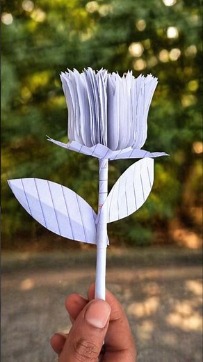 How to Make Paper Flower 🌸 | Easy DIY Craft Tutorial ✂️ #shorts #origami