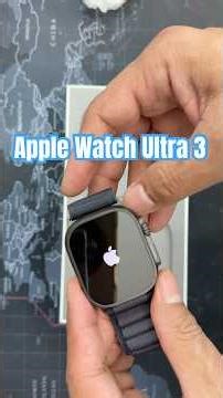 Apple Watch Ultra 3 Black Color 🔥🔥🔥 SONAN TECH