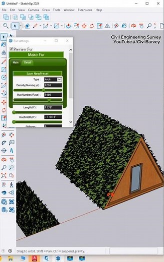 How to Add Realistic Grass in SketchUp FAST! 🌿 (Free Plugin Tutorial)