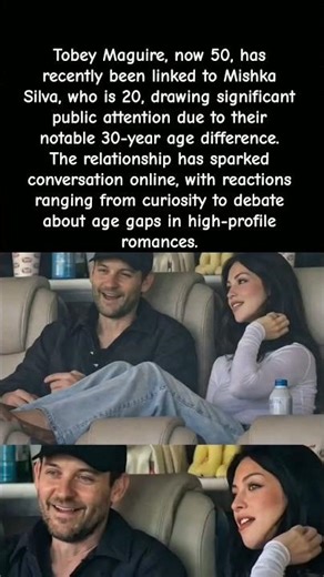 Tobey Maguire, 50, Dating 20-Year-Old Mishka Silva?!#shorts