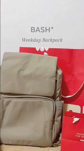 Bash Manila Weekday Backpack 🤍👌🏻✨ #fyp #beaalonzo #bashmanila #backpack #budolfinds
