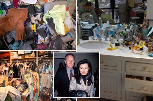 Gene Hackman and Betsy Arakawa’s filthy hoarder home — where their mummified remains were found — revealed in disturbing photos