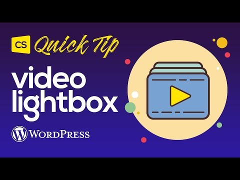 How to Create a Video Lightbox in WordPress with the Cornerstone Builder