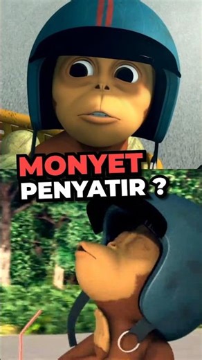 2 Anomalous Animals in the Upin Ipin Cartoon Part 4 🐒🙈