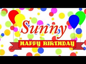 Happy Birthday Sunny Song