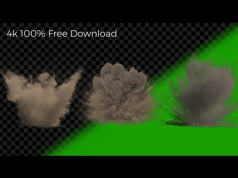 Green Screen Dust Explosion | 4k Dust Explosion