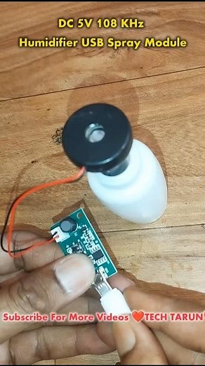 DC 5V 108KHz Humidifier USB Spray Module || Small Fog Machine