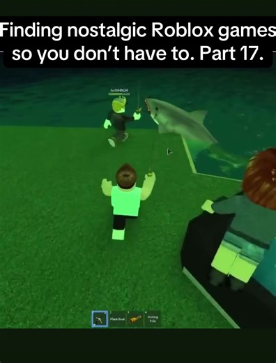 Discover Nostalgic Roblox Games: Shark Attack Gameplay