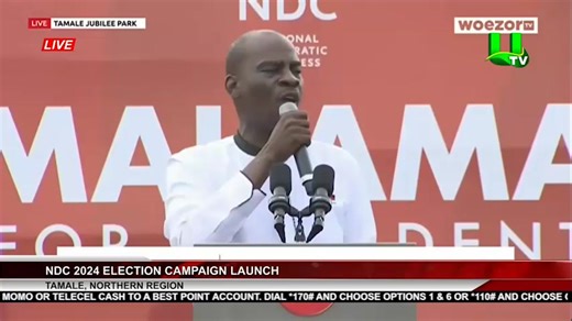 John Mahama 2024 Election Campaign Launch: Experience and Promise for Ghana