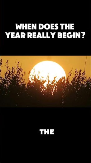 January 1st... Or The Spring Equinox?