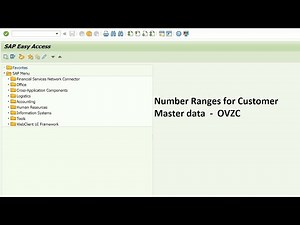 Define Number ranges for Customer master data in SAP SD - SAP MM || Video 1
