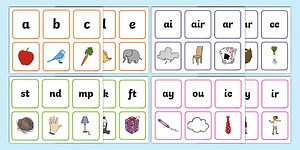 Phase 2-5 Sound Matching Cards Pack