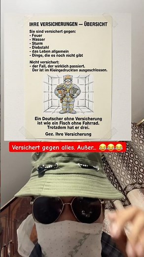 Warum Deutsche für ALLES eine Versicherung haben 😂