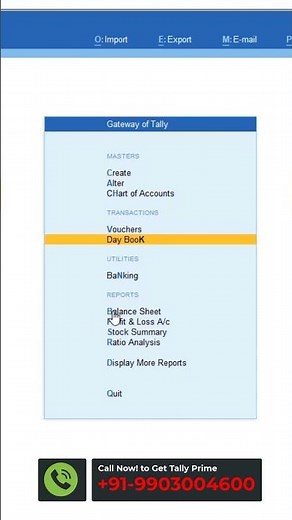 Compare Balance Sheets in Tally Prime #tally #tallyprimetutorial #shorts