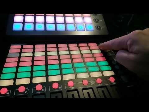 Rd/Showcockpit, chamsys magicq, Akai APC mini and Novation launchpad talking midi and OSC