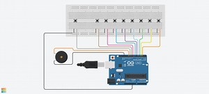 Piano Electrónico con Arduino y Pulsadores - EcuaRobot