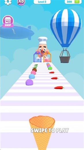 Stacky Ice Cream Runner Level 3 Gameplay Walkthrough (Android/iOS) #shorts