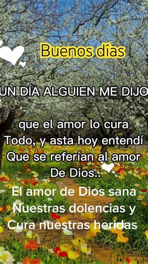 El amor de Dios sana nuestras dolencias #reflexionesdeldia #reflexiones #amor #fé #sana