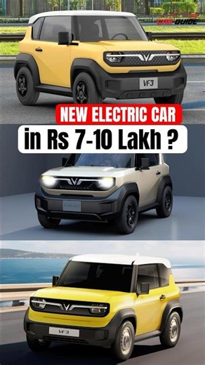 New Electric Car in under Rs 10 lakh 🔥 Vinfast VF3 EV ⚡️ Tata Tiago EV & MG Comet Rival