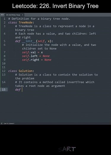 Leetcode 226. Invert Binary Tree in Python | Python Leetcode | Python Coding Tutorial | Python ASMR