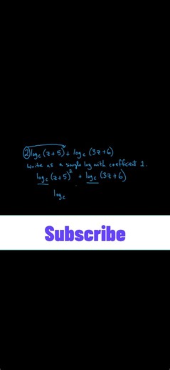 How to Condense Logarithms #math #maths #collegealgebra #logarithms #howtocondenselogs #precalculus