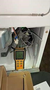 How to measure gas pressure on a gas dryer using a digital manometer