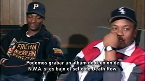 Después de "No Vaseline", la historia cambió. El segundo en separarse de N.W.A. y sellar el destino del legendario grupo de Compton fue Dr. Dre, quien salió de Ruthless para fundar Death Row. Checa la tercera y última parte del fragmento titulado "Boyz-N-The-Hood" incluido en el documental BEEF de 2003. | Rima y Razón