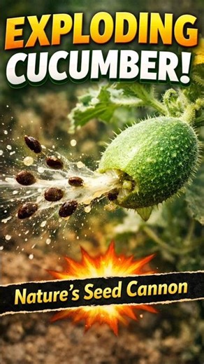 This plant can fire its seeds like a tiny cannon🌱