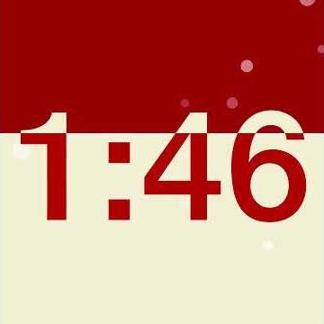 3 Minute Cozy Timer | Cherry Vanilla | Wipe Down Visual Countdown Animated Square Timer