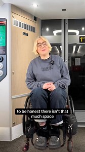 Did you know that luggage doesn’t live in the wheelchair section? In fact trains have dedicated luggage areas for suitcases. Please please don’t put baggage in the wheelchair section! This video is an educational video not a real situation. #Access: Video description: Eliza a White fem wheelchair user getting on the train seeing bags in the wheelchair section. A stranger then speaks to Eliza’s with brown hair and they have a conversation back and forth. #Train #Travel #Luggage #Disabled #Wheelch
