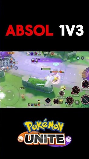 Absol’s INSANE 1v3 Clutch 💥🔥 | Pokémon Unite