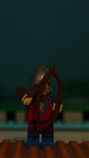 LEGO Bow animation Stop Motion #shorts #stopmotion #knight