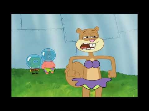 Sandy Cheeks Flexing Hard