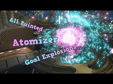 All Painted Atomizer Goal Explosions - Rocket League