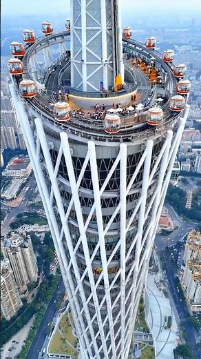 Guangzhou Tower: China’s 604 Meter Mega Tower Explained! | Tallest Building | #shorts