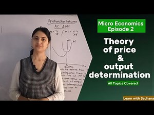 Microeconomics Episode 2 | Chapter : Theory of Price and Output Determination | Class 12