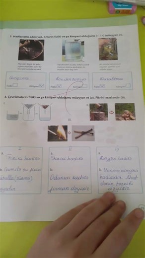 7-ci sinif kimya iş dəftəri (2-ci hissə) səh 18,19,20,21☆