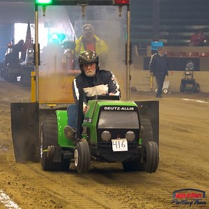325K views · 744 reactions | Deutz 7185 Garden Tractor Pulling in Waterloo, Iowa 2025!!  #deutzfahr #tractorpulling #gardentractor | Beer Money Pulling Team | Facebook