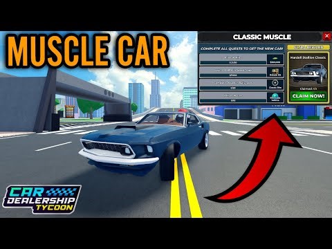 NEW MUSCLE CAR EVENT IN CAR DEALERSHIP TYCOON!!