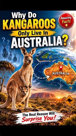 Why Do Kangaroos Only Live In Australia? #InterestingFacts #FactBurst #AustralianFacts