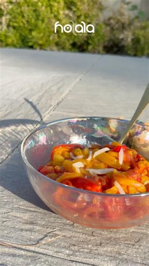 Salade poivron grillés/tomates zorongollo recette espagnole