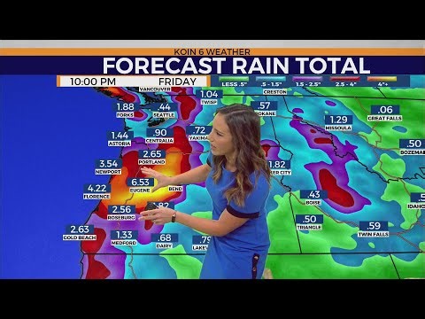 Weather forecast: Atmospheric river brings heavy rain to Portland on Thursday