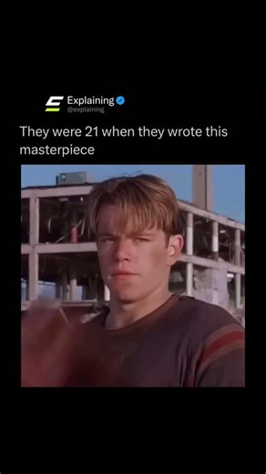 Explaining | Matt Damon and Ben Affleck were just 21 years old when they began writing ‘Good Will Hunting,’ a script that would completely change their... | Instagram