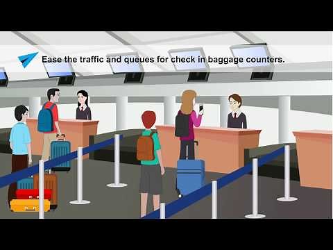 Automated baggage handling - Explainer video | Airport baggage system - (CONTACT vinconsults)