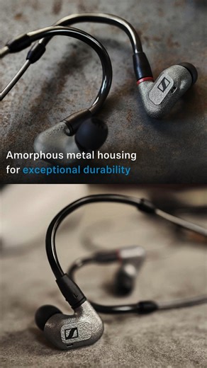 Experience the true power of music with the #IE600. Its signature TrueResponse transducer delivers an immersive sound with an extra-wide frequency range and ultra-low distortion. From the meticulously crafted amorphous metal housing to the high-end audio components, every detail is designed to perfection. Find out more: https://bit.ly/3PjeSH6 | Sennheiser | Facebook